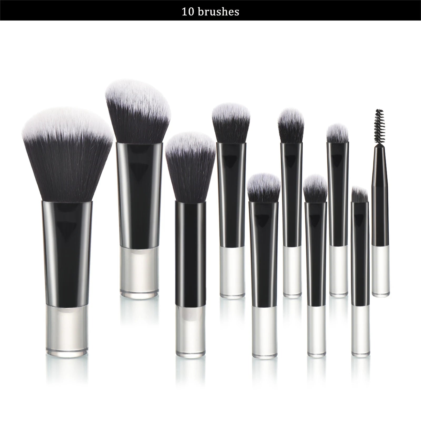 10 Pink Mini makeup brush Travel portable Makeup Tool Makeup Puff - Palm Brush Professional Makeup tool set