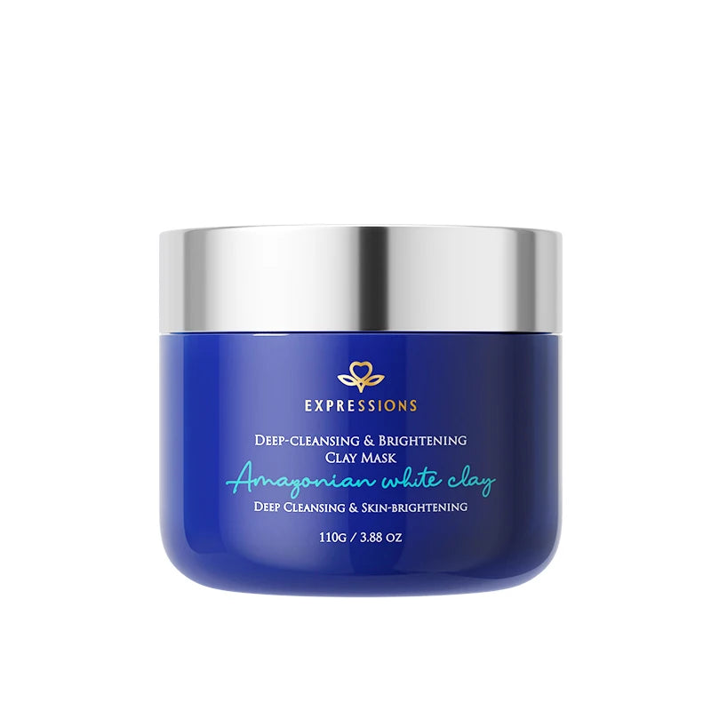 Clay Mud Mask – Amazon White Clay + Niacinamide, Deep Cleansing, Hydration, Oil Balance & Radiant Glow