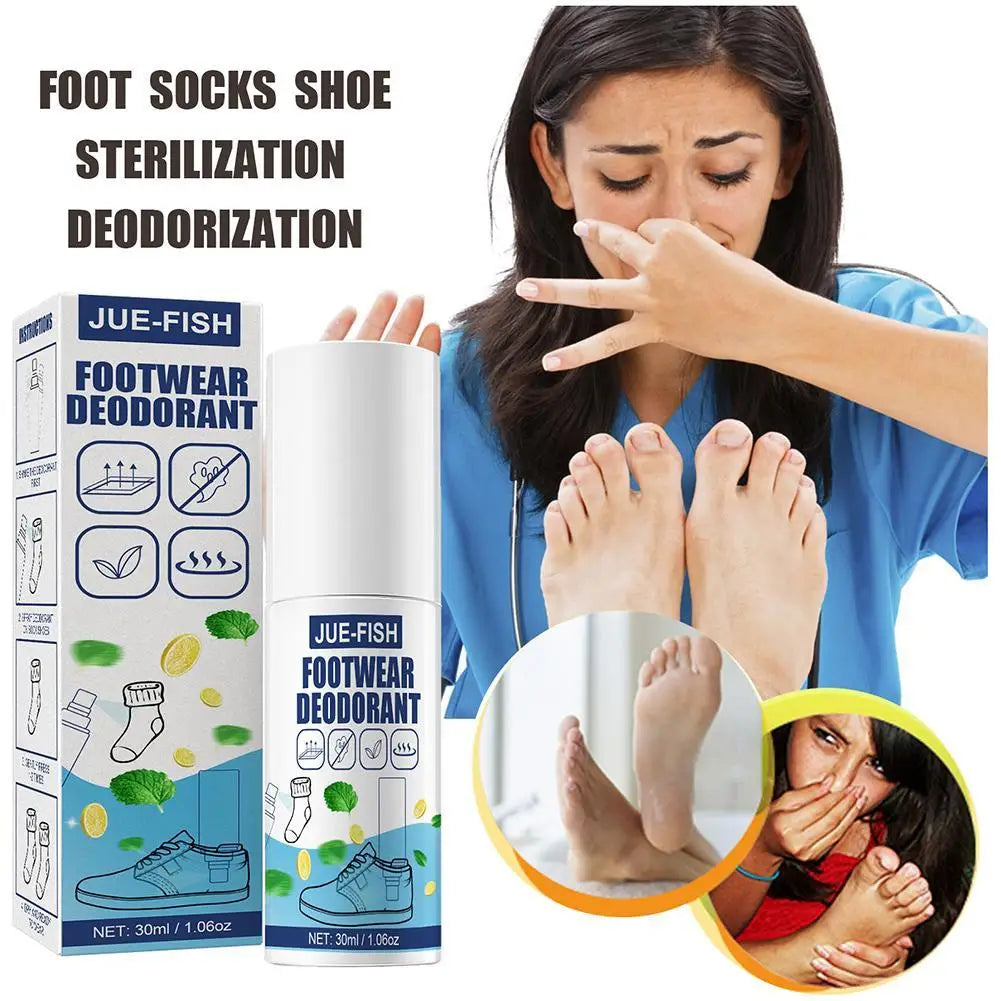 Foot Odor Defense Spray – Shoe & Sock Deodorizing Perfume | Odor Removal, Anti‑Sweat Foot Care