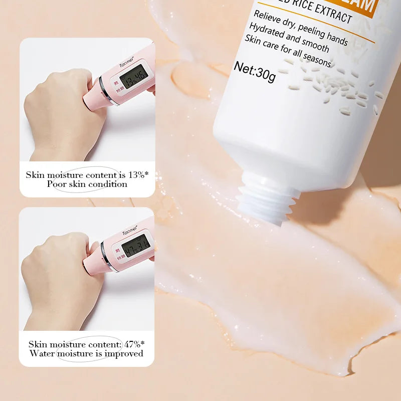 BIOAQUA White Rice Hand Cream – Deep Moisture, Whitening & Anti‑Aging Care