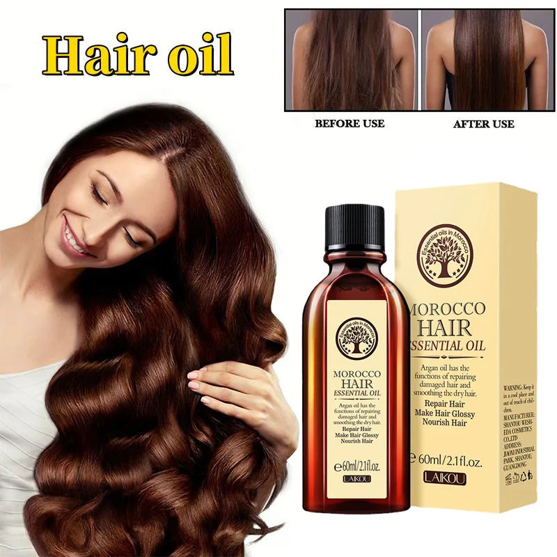 LAIKOU Argan Hair Oil – Anti‑Frizz & Deep Repair.