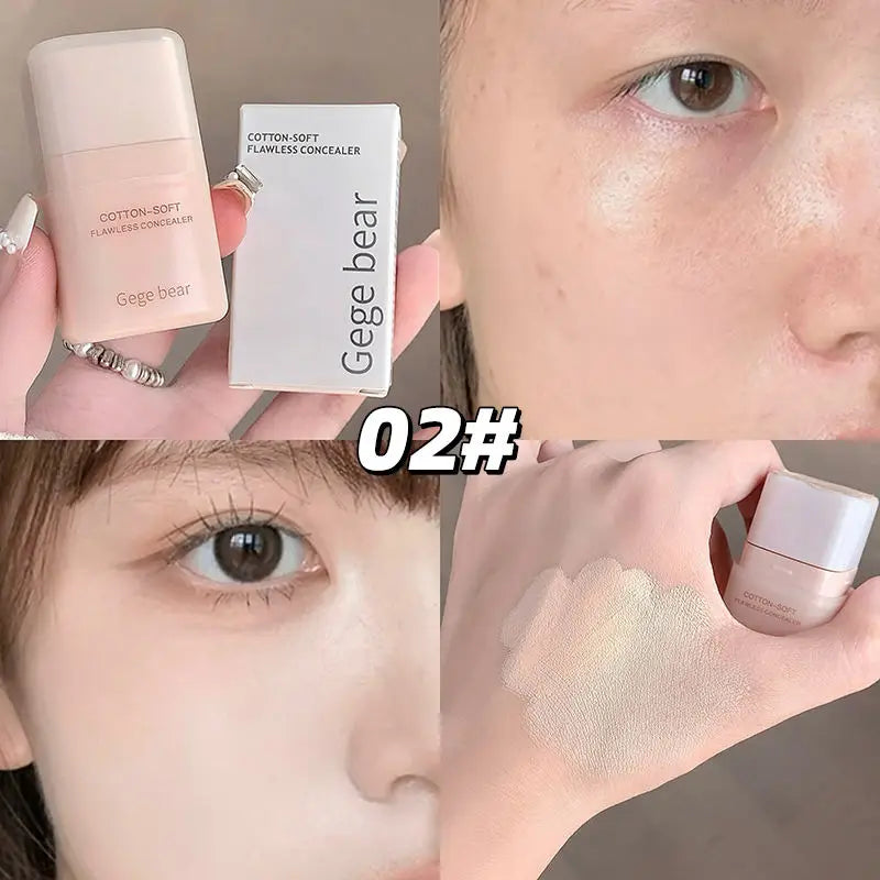 Full Coverage Hydrating Concealer,Lightweight Long Wear Concealer for Dark Circles Acne Scars&Blemishes,Long Lasting Face Makeup