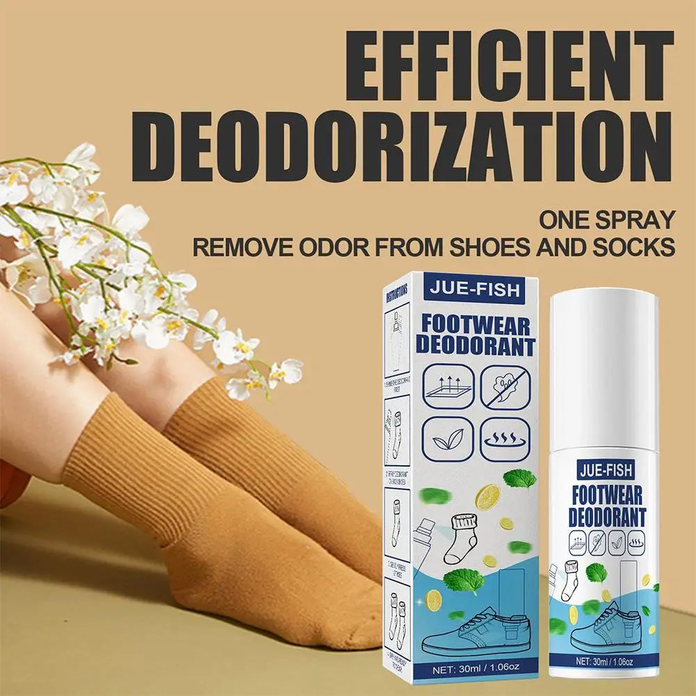 Foot Odor Defense Spray – Shoe & Sock Deodorizing Perfume | Odor Removal, Anti‑Sweat Foot Care