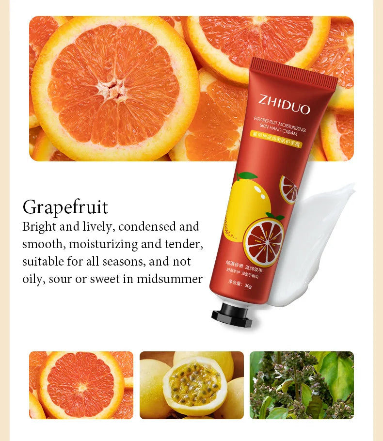Fruity & Flowery Hand Cream Set – 10pcs Deep Moisturizing, Nourishing & Anti‑Aging Care Kit