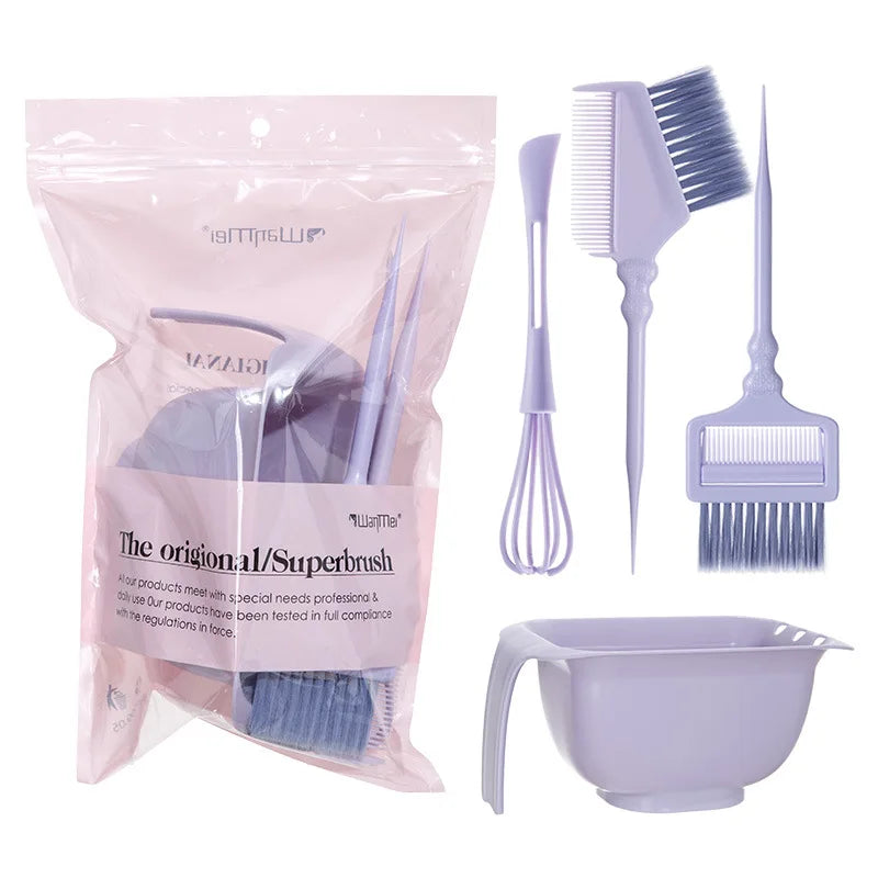 Complete Hair Coloring Kit, Reusable Salon‑Grade Comb Set
