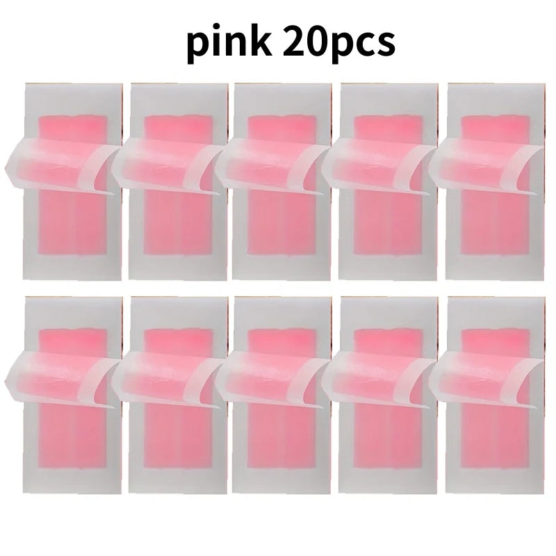 Professional Cold Wax Strips – Double‑Sided Hair Removal Tapes for Legs, Body & Face (6 / 10 / 20 Sticks)