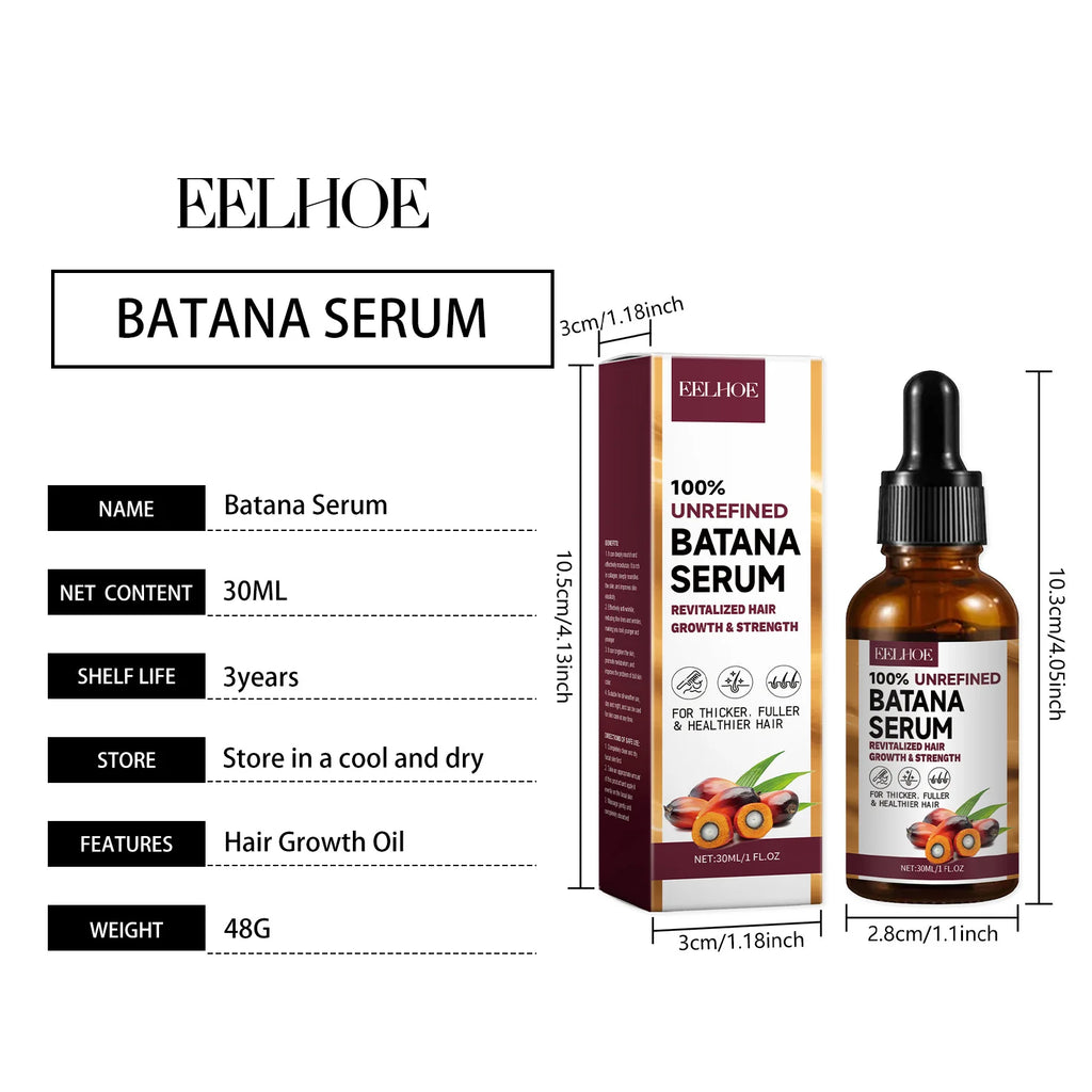 Batana Oil Shampoo Deep Cleaning Moisturizing Smooth Anti Frizzy Repair Damaged Hair Regulate Scalp Oil Regrowth Hair Care Set