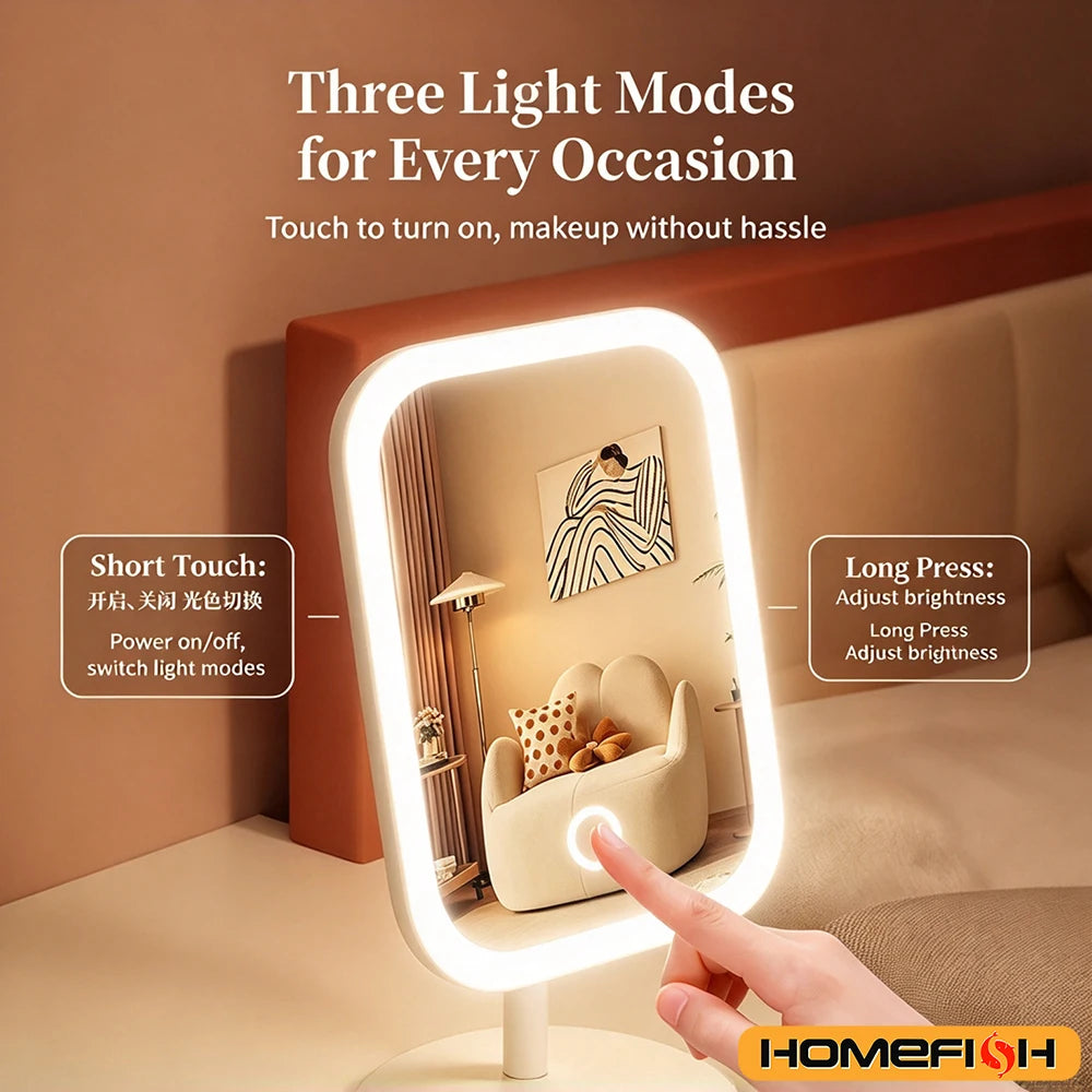 Vanity Mirror 3 Color Light LED Makeup Mirror