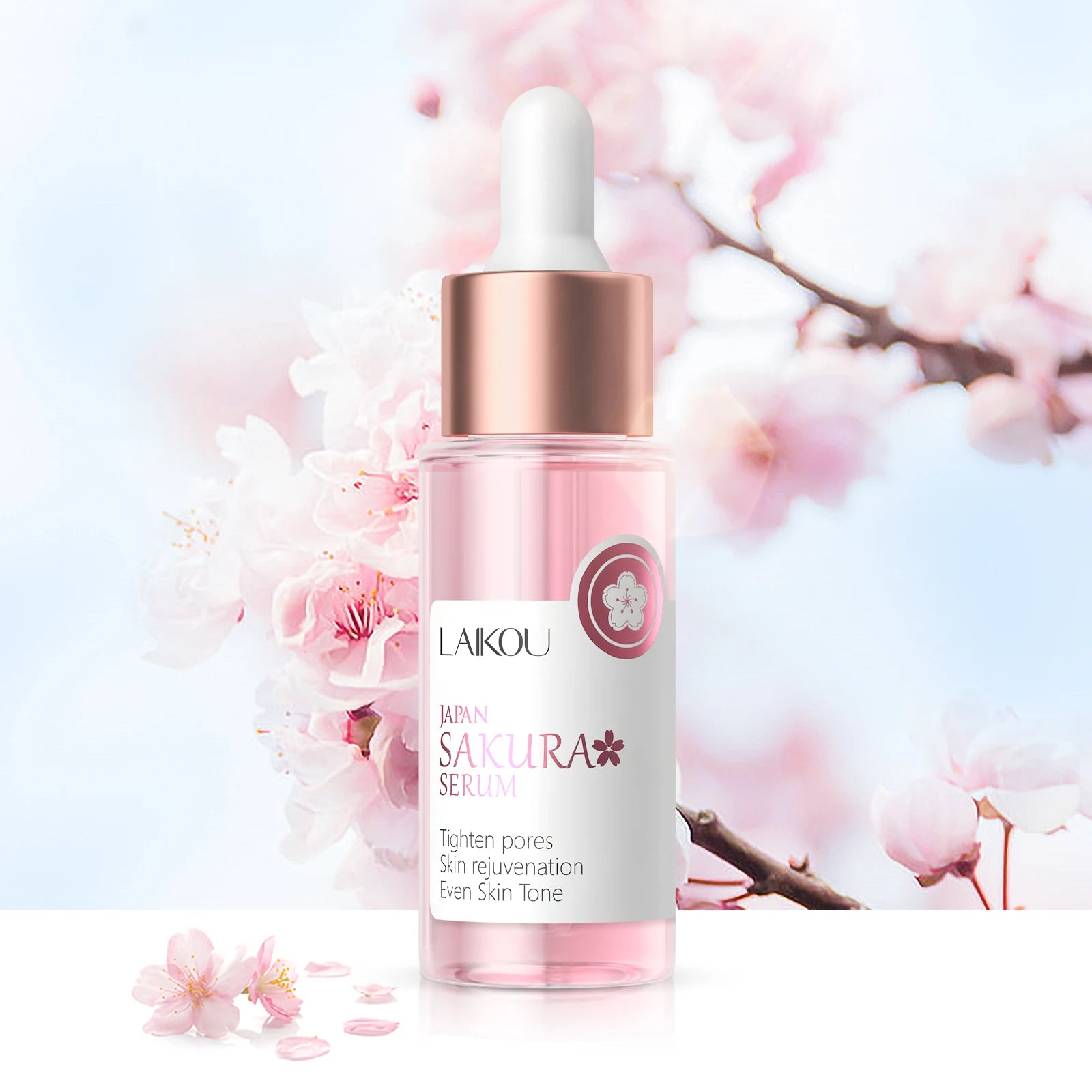 LAIKOU Japan Sakura Serum 30ml Anti-Aging Facial Serum Improves Overall Completion Face Essence Reduce Fine Lines