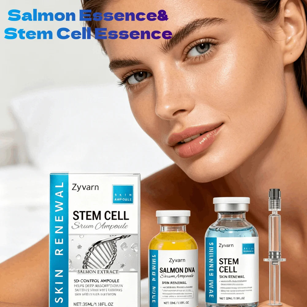 Korean Salmon Ampoule Serum Pure Peptide Powerful Firming Anti-Aging Essence Lotion Effectively Tightens Moisturizes Skincare