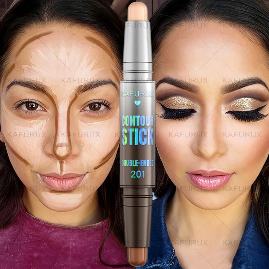 Dual‑Ended Contour Stick – Seamless Sculpting & Concealer for Flawless Definition