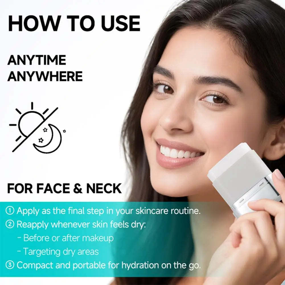 PDRN Collagen Essence Stick Balm All-in-One Eye, Neck & Makeup Base Balm, Plumping for Fine Lines Wrinkles Skin Care