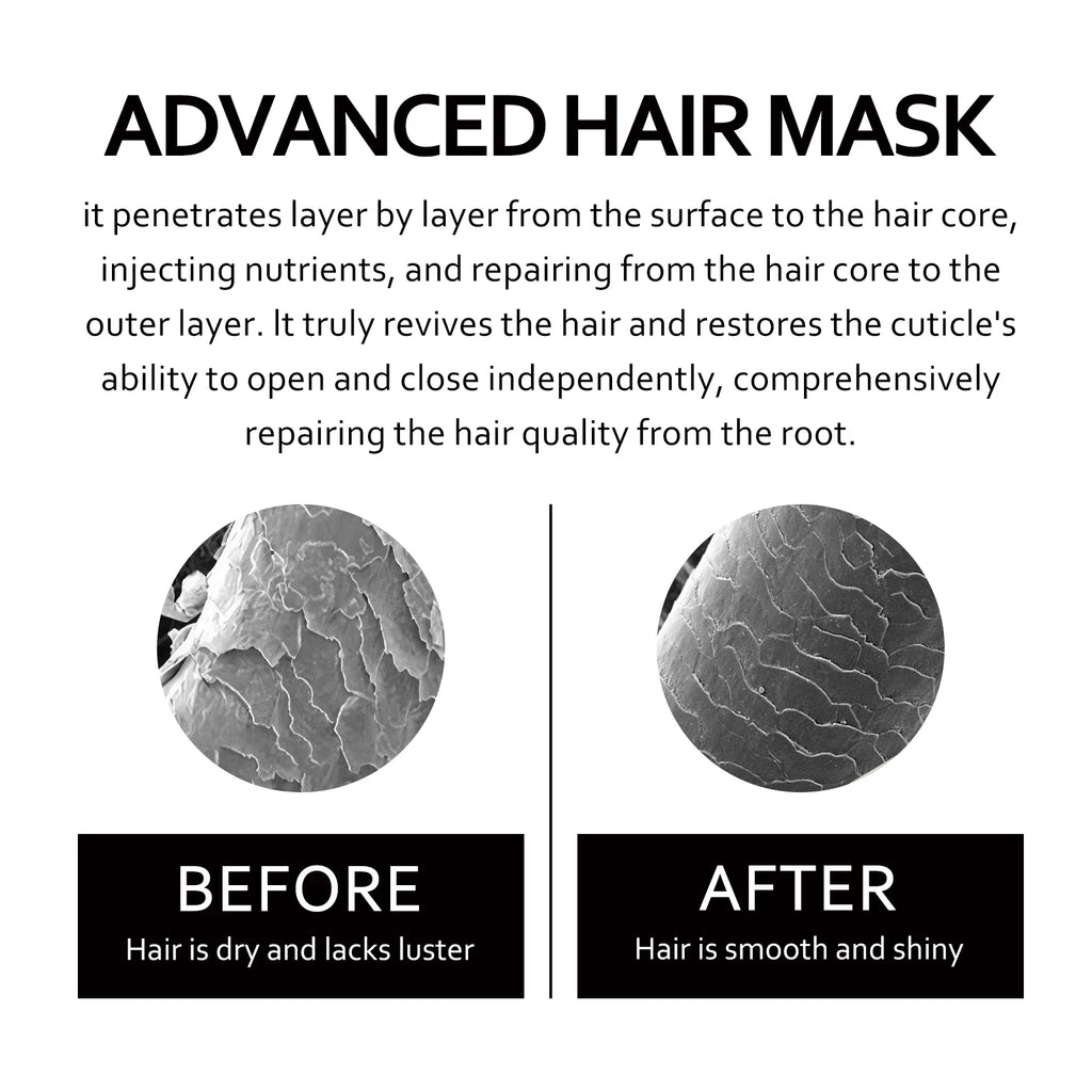 Keratin 8‑Second Hair Mask – Anti‑Frizz & Breakage Repair