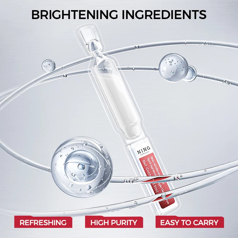 Niacinamide 2% Ampoule Essence 20pcs – Arbutin + Glycyrrhizin + Hyaluronic Acid for Hydration & Even-Looking Tone