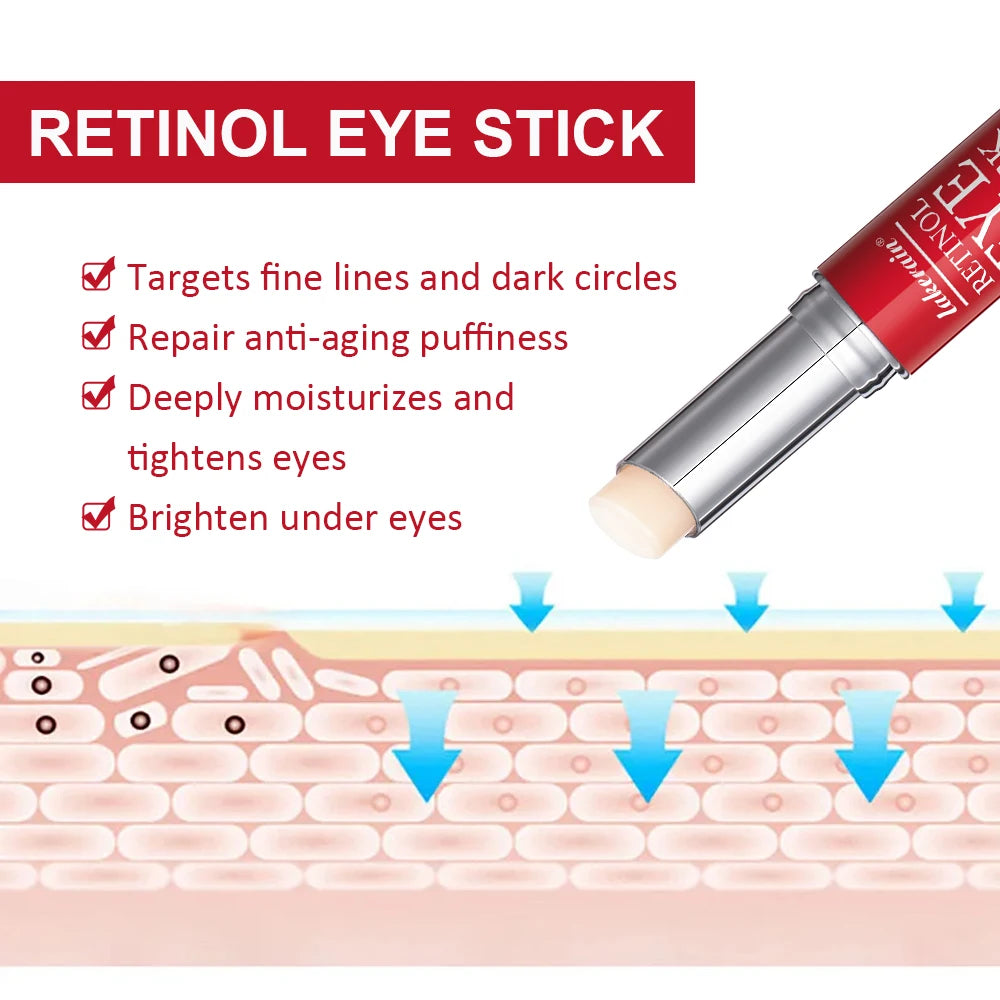 Retinol eye cream stick for targeted under‑eye repair.