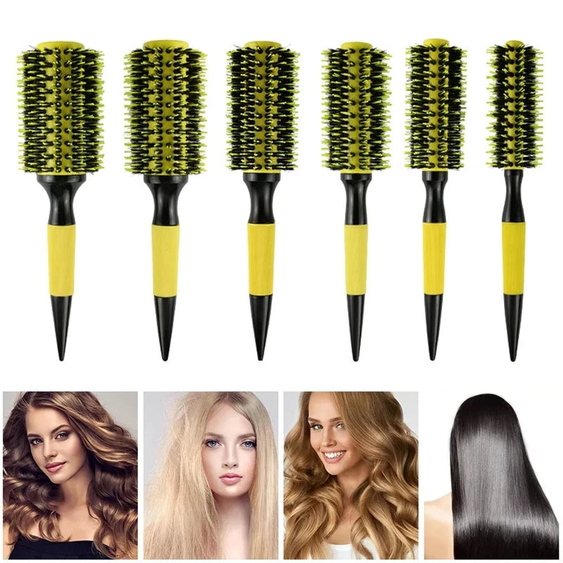 Salon Styling Round Comb Woman Hair Curlerl Professional Hairdresser Curling Combs Barbershop Hairdressing Tools Accessories