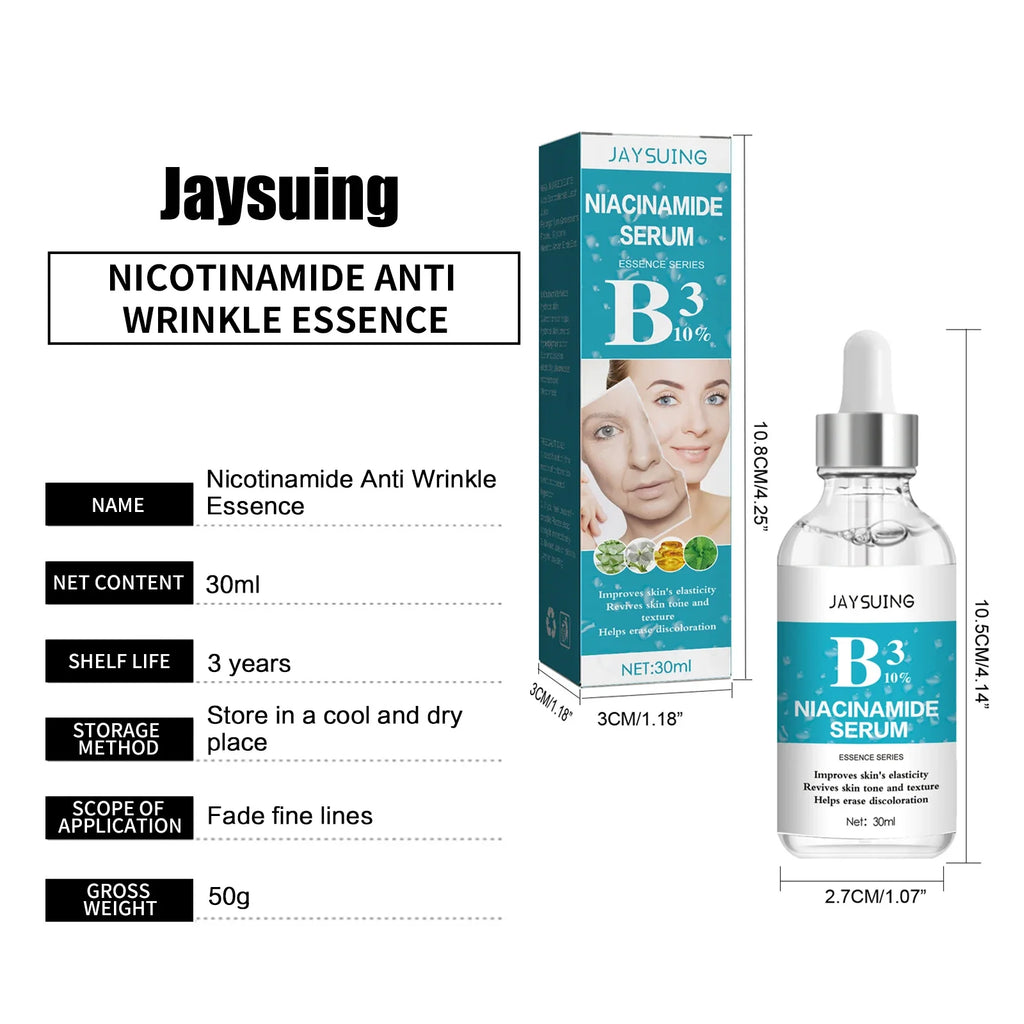 B3 Niacinamide Facial Serum – Anti‑Wrinkle, Firming, Brightening & Dark Circle Corrector
