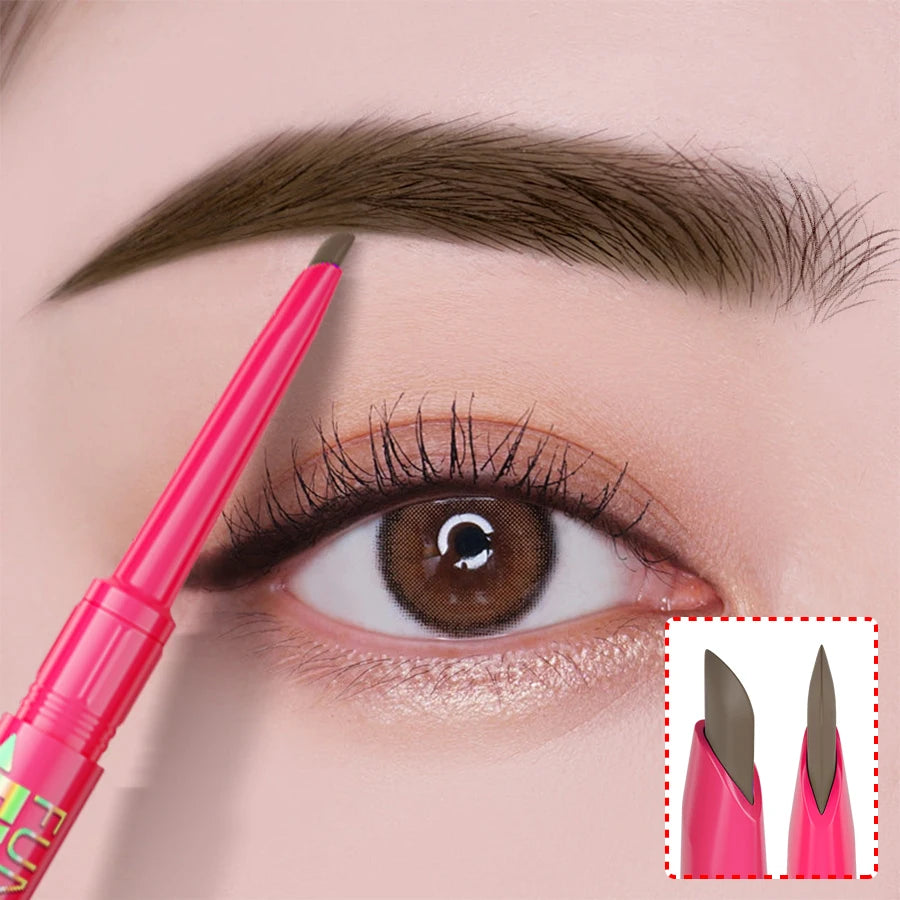 Professional Waterproof Eyebrow Pencil – Long‑Wear Tattoo Brow Pen with Brush, 5 Color Options