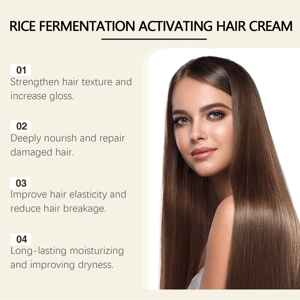 Rice Essence Hair Cream – Strengthening & Smoothing by EELHOE