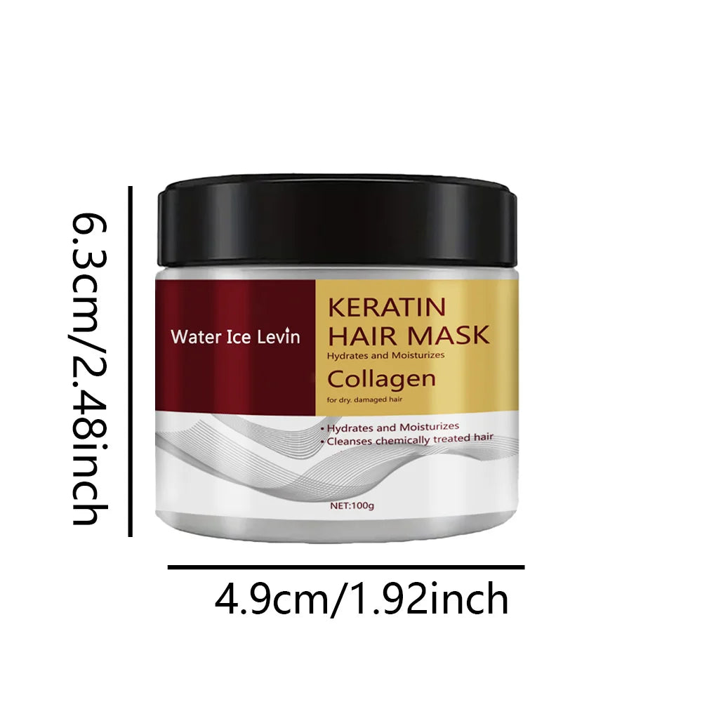 Collagen Keratin Hair Mask – Dual Oil Control, Deep Moisture & Damage Repair Conditioner
