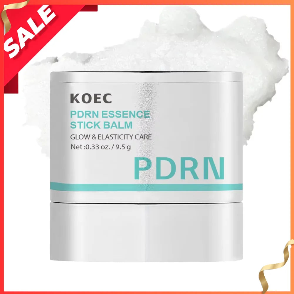 PDRN Collagen Essence Stick Balm All-in-One Eye, Neck & Makeup Base Balm, Plumping for Fine Lines Wrinkles Skin Care