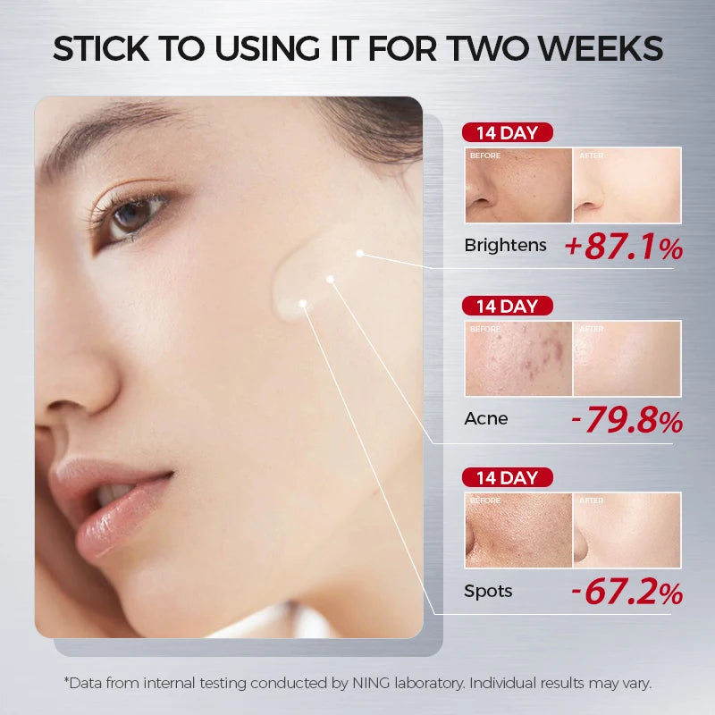 Face Ampoule Essence – Niacinamide, Salicylic Acid + Peptides for Even-Looking Tone, Smooth-Looking Lines & Blemish Comfort