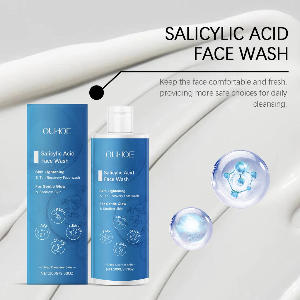 Acne‑Fighting Salicylic Acid Face Wash – Hydrating, Moisturizing & Pore‑Purifying