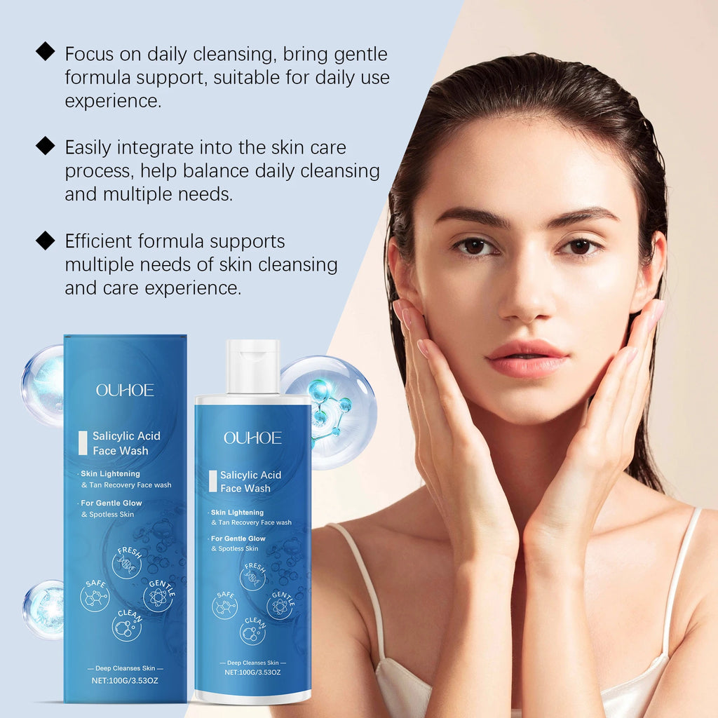 Acne‑Fighting Salicylic Acid Face Wash – Hydrating, Moisturizing & Pore‑Purifying
