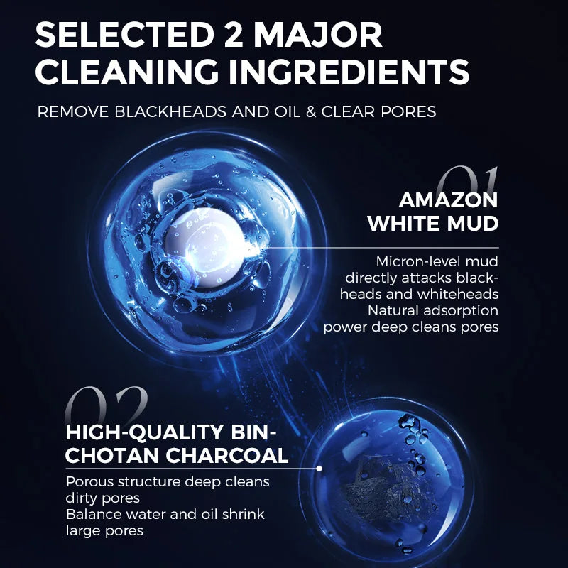 Clay Mud Mask – Amazon White Clay + Niacinamide, Deep Cleansing, Hydration, Oil Balance & Radiant Glow