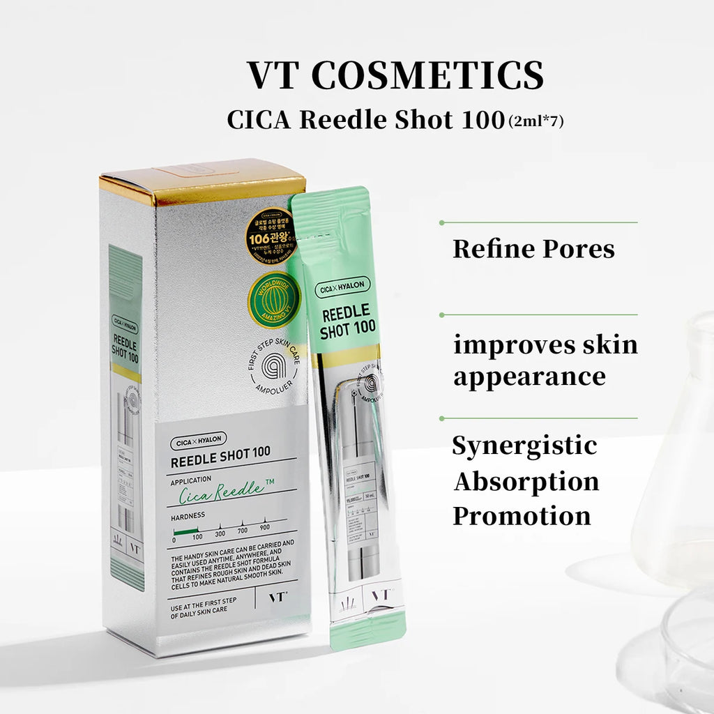 VT CICA Reedle Shot – Centella Asiatica Essence for Deep Hydration & Skin Recovery