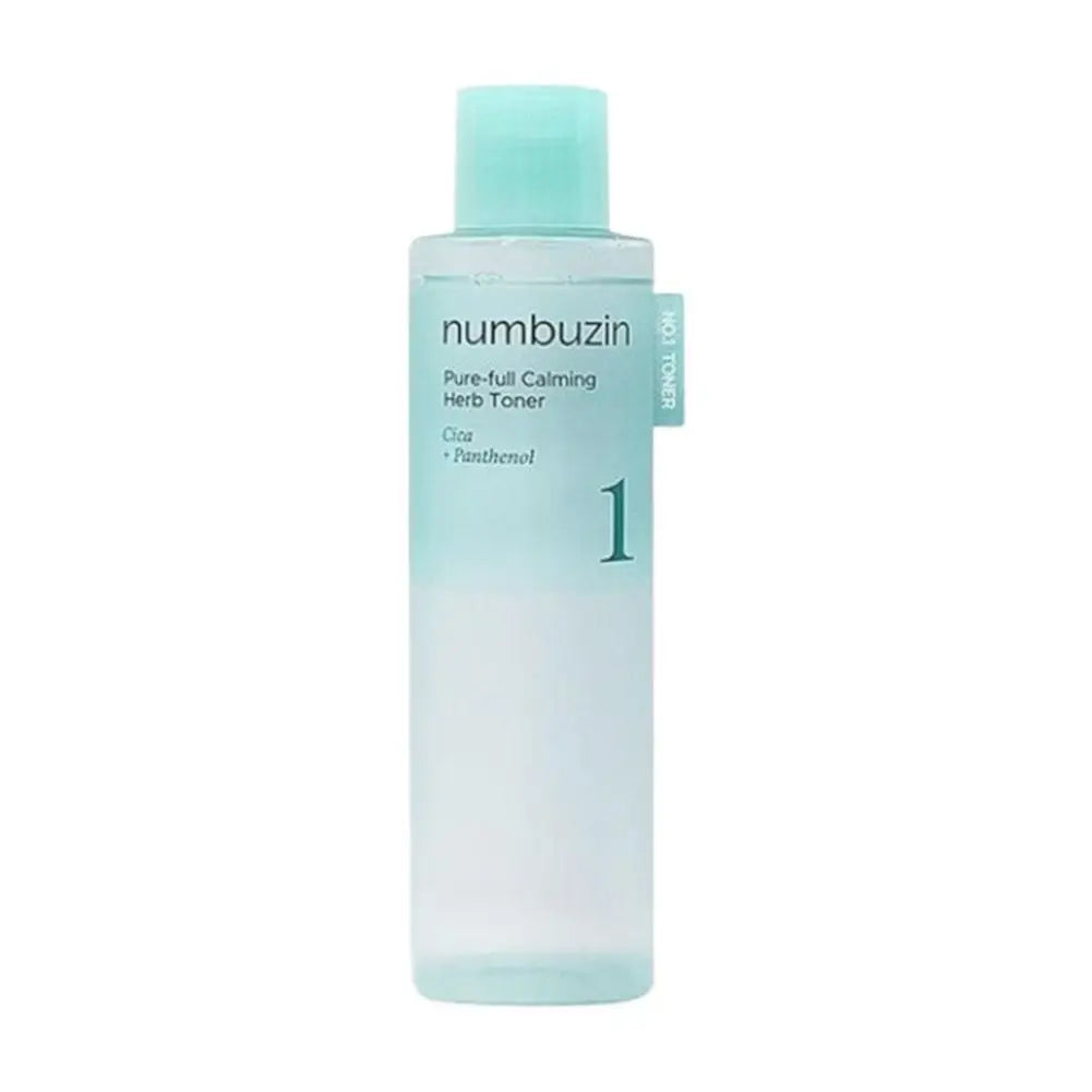 numbuzin No.1+SerumSheet Mask+Calming Herb Toner Soothing Hydrating Centella Controls Excess Oil Reduces Redness Care Skin