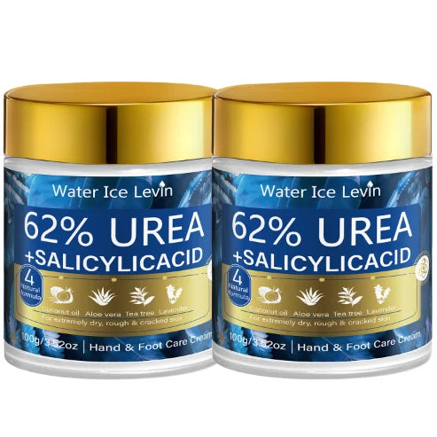 Urea & Salicylic Acid Hand & Foot Cream - Natural Formula, Moisturizing for Extremely Dry Rough Skin