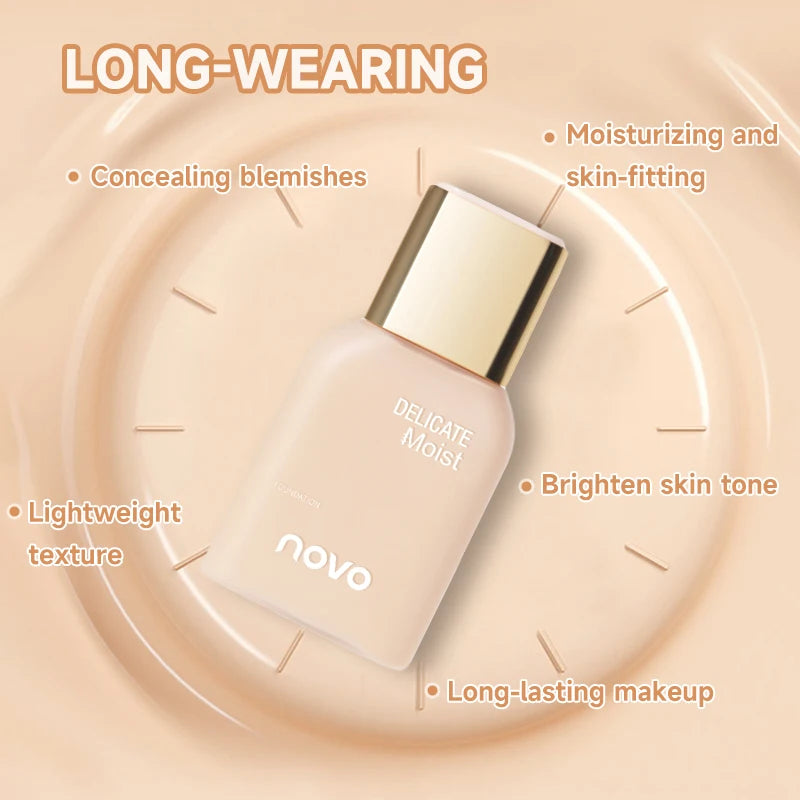 Smooth Liquid Foundation – Moisturizing, Oil‑Control & Waterproof
