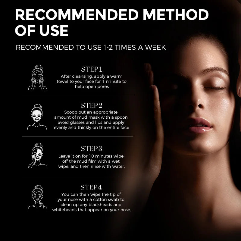 Clay Mud Mask – Amazon White Clay + Niacinamide, Deep Cleansing, Hydration, Oil Balance & Radiant Glow