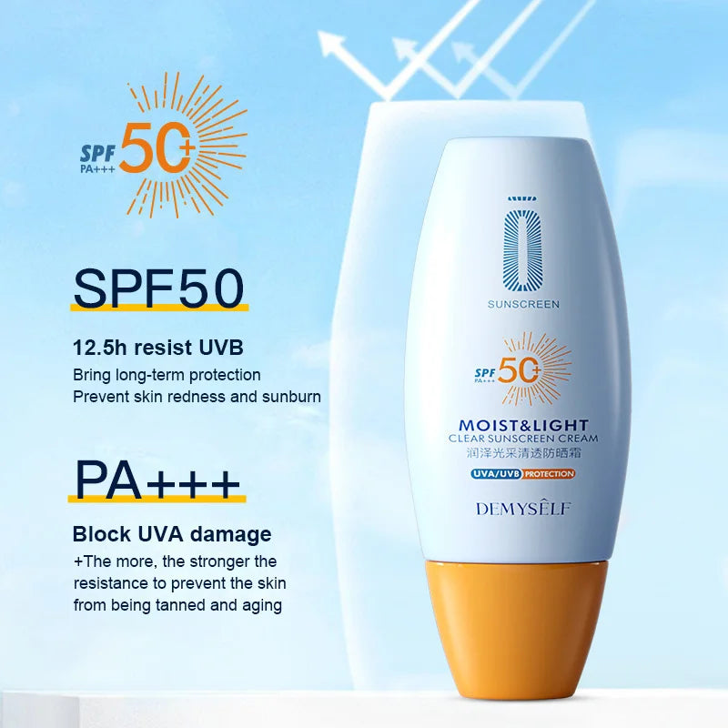 SPF50+ Sunscreen – Whitening, Oil‑Control & Moisturizing Sun Protection for Face & Body
