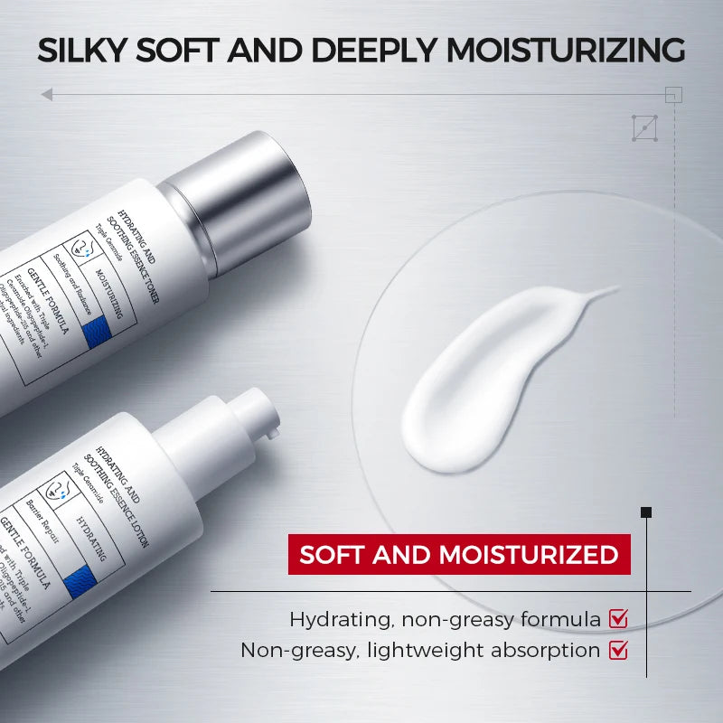 100ml Moisturizing Essence Lotion with Hyaluronic Acid & Ceramide – Calming Formula for Dry, Sensitive Skin