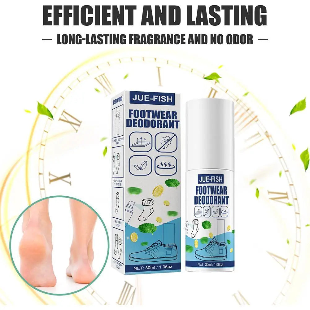 Foot Odor Defense Spray – Shoe & Sock Deodorizing Perfume | Odor Removal, Anti‑Sweat Foot Care