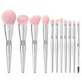 Diamond Makeup Brushes Set Powder Foundation Blush Contour Eyeshadow Brow Lashes Cosmetic Brushes Beauty Tools
