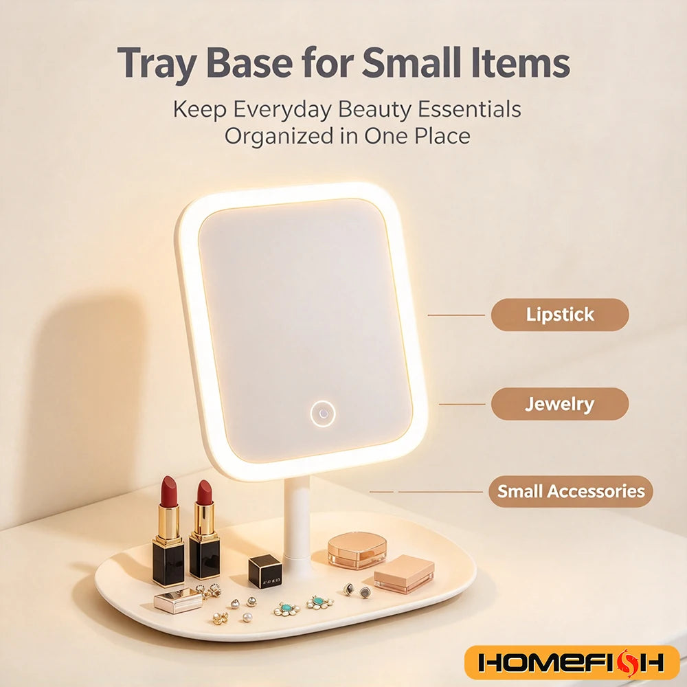 Vanity Mirror 3 Color Light LED Makeup Mirror