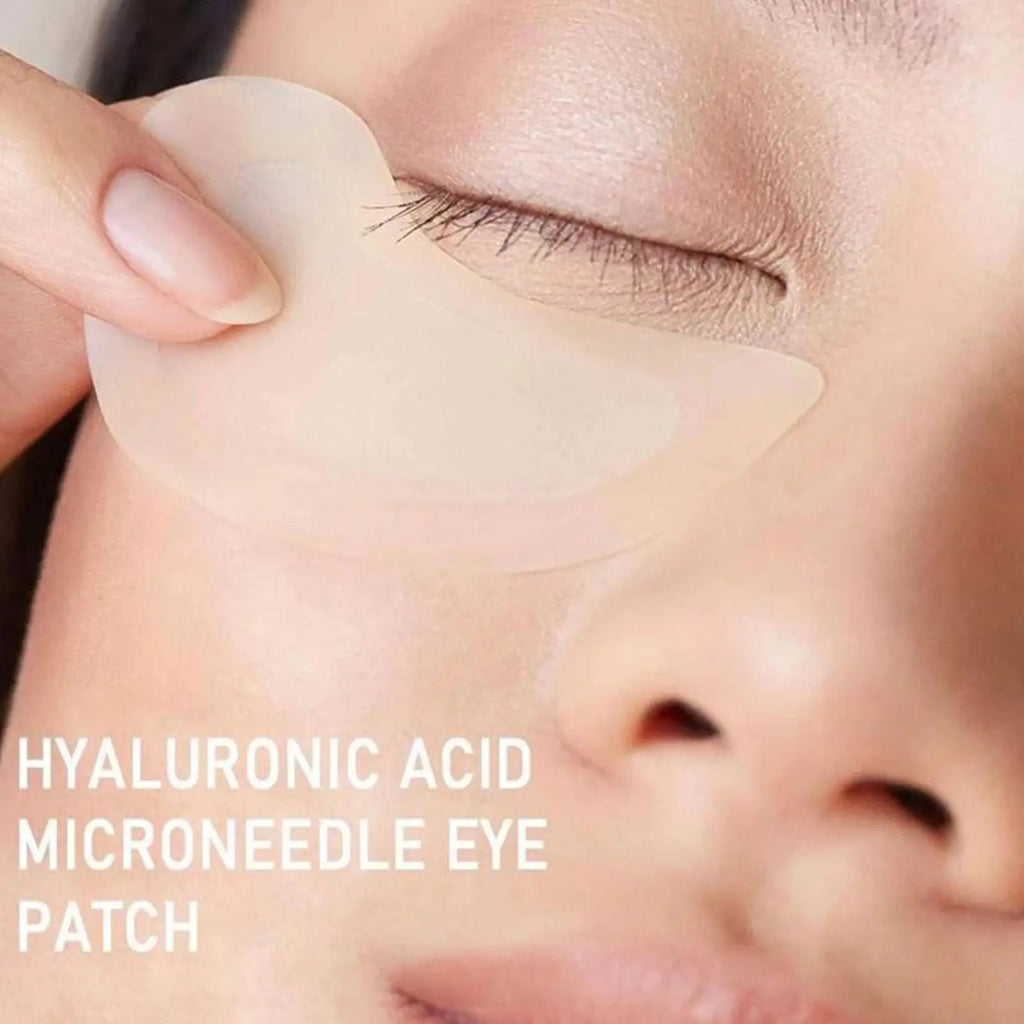 100 Pairs Hyaluronic Acid Microneedle Eye Patches For Anti Wrinkle Aging Eye Skin Firming Paste Remove Dark Circle Skin Care