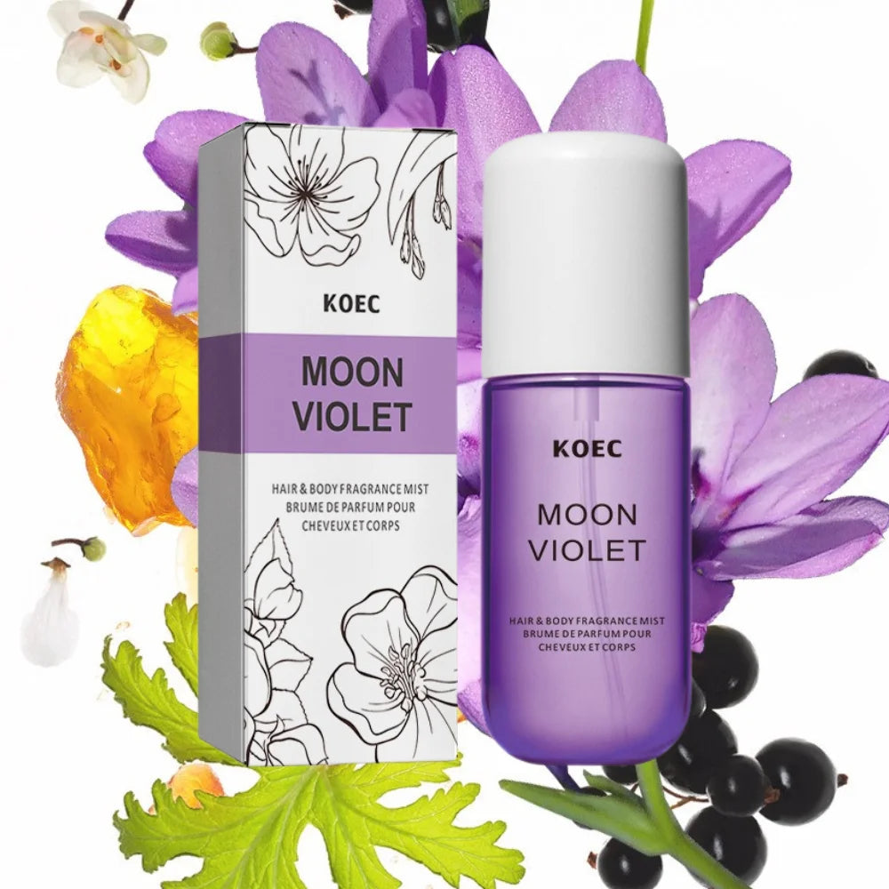 KOEC Vanilla Coconut Spray Perfume Refreshing Moisturizing Premium Dragon Fruit Floral Women's Perfume Triple Fragrance 50ml