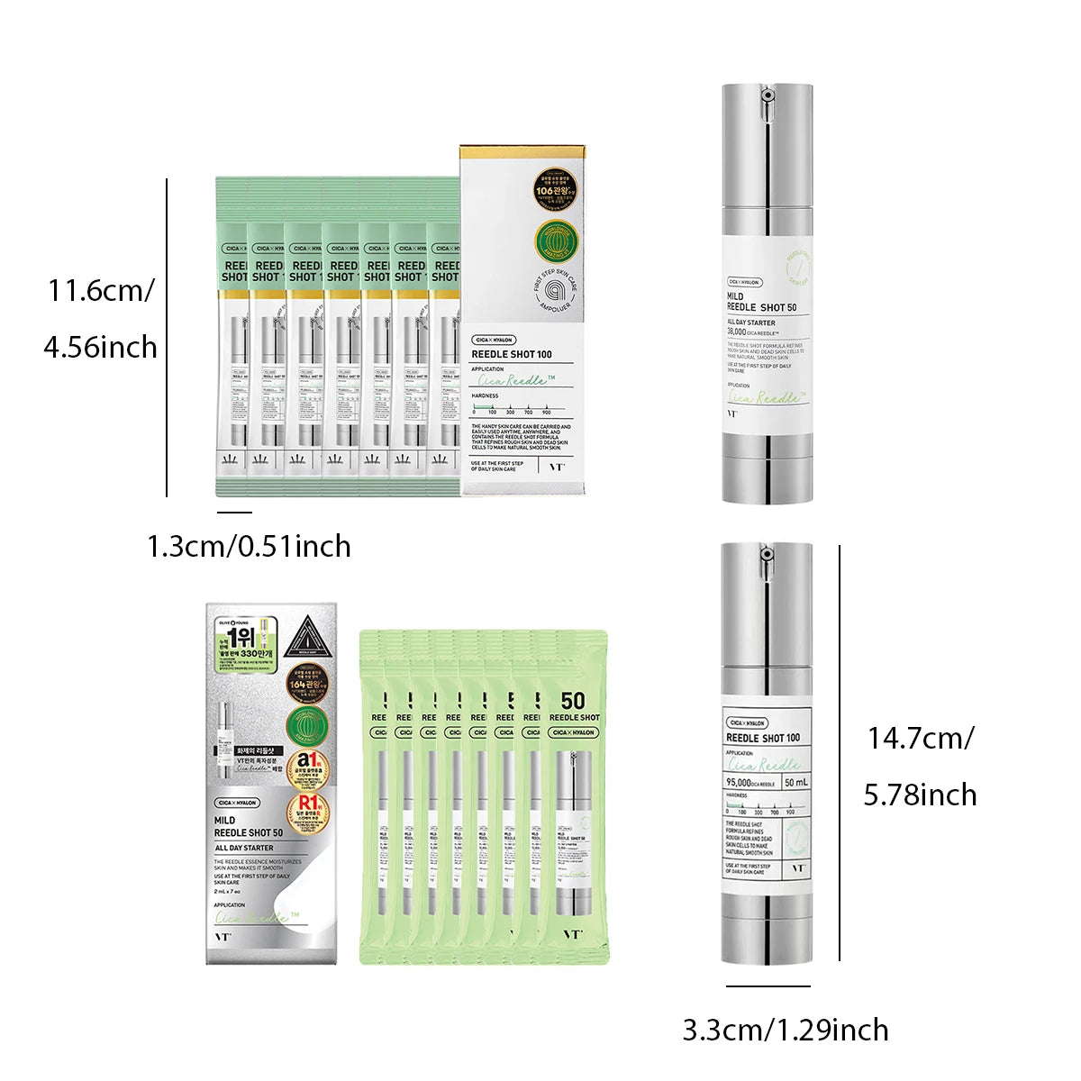 VT CICA Reedle Shot – Centella Asiatica Essence for Deep Hydration & Skin Recovery
