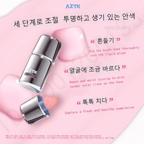 AZTK Rendering Liquid Blush – Hydrating, Smooth & Natural Cheek Tint