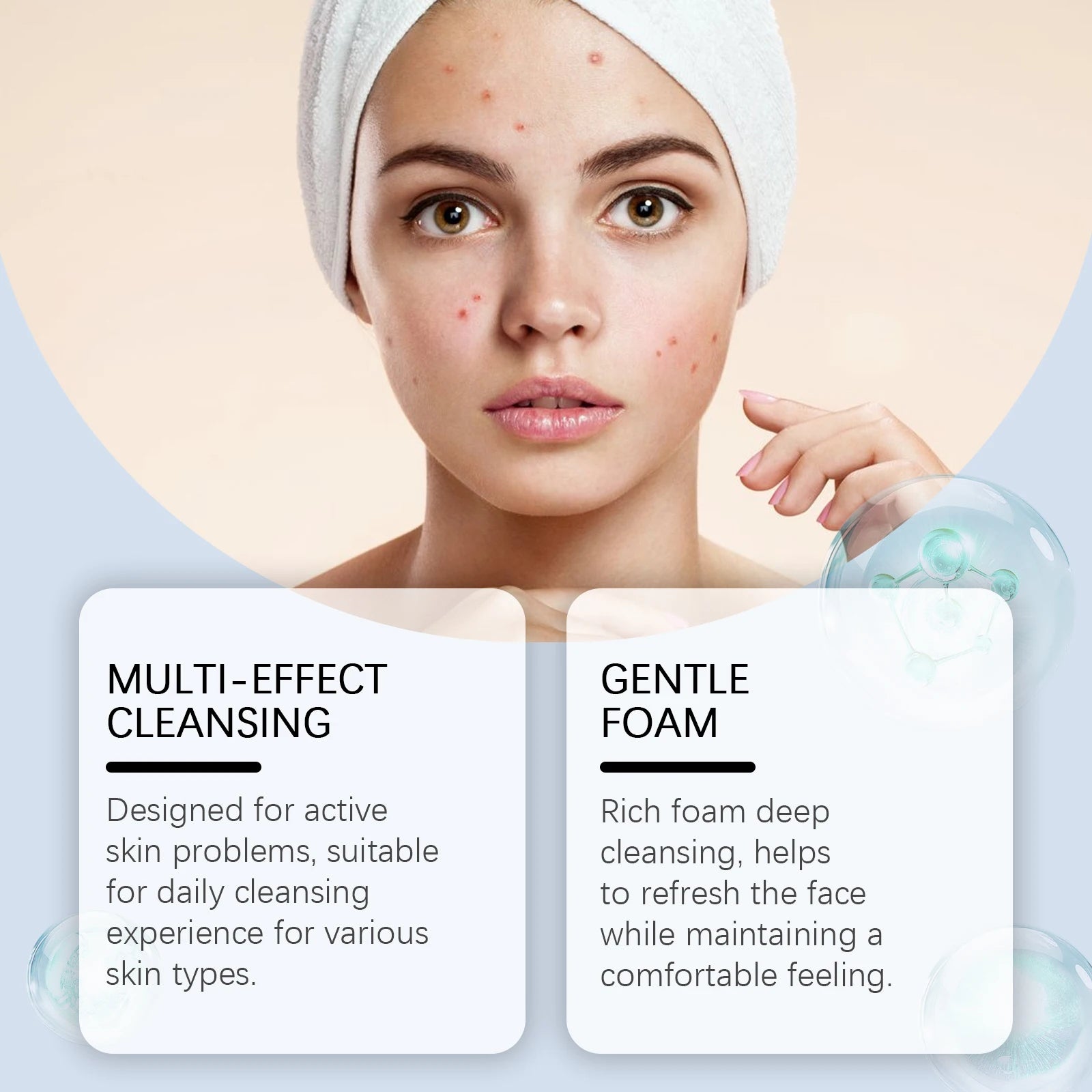 Acne‑Fighting Salicylic Acid Face Wash – Hydrating, Moisturizing & Pore‑Purifying