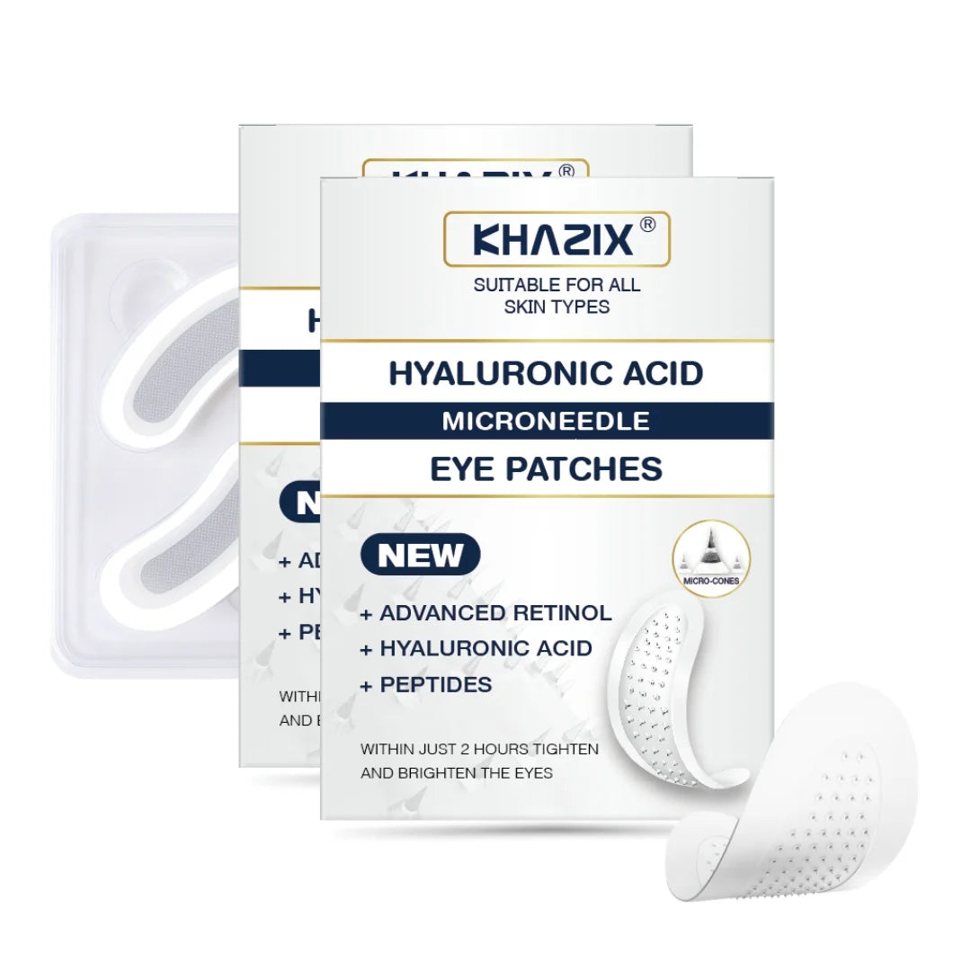 Retinol microneedle patches for targeted wrinkle care.