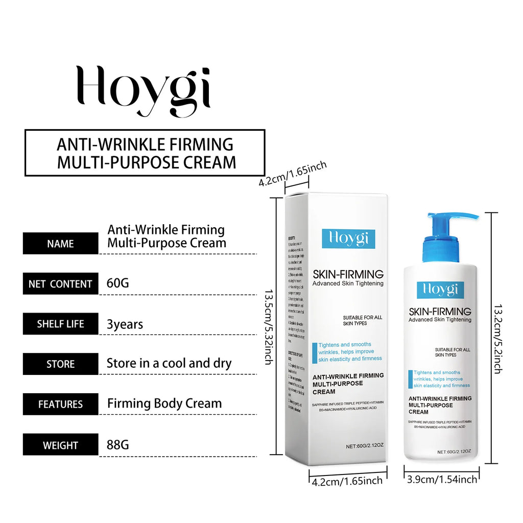 Body Firming Cream Improve Sagging Skin Reduce Fine Lines Increase Elasticity Nourishing Moisturizing Lifting Brighten Skin Care