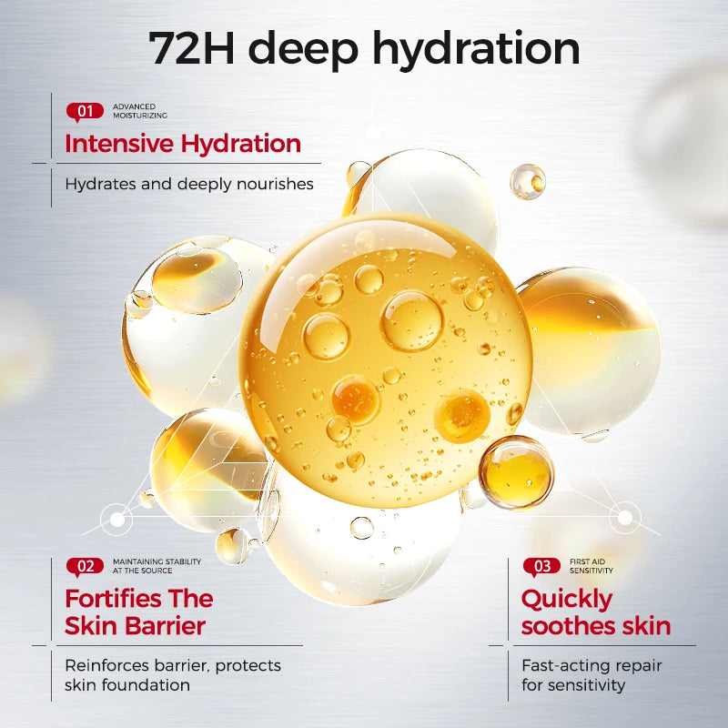Korean Skincare Set Toner + Lotion + Cream – 8D Hyaluronic Acid & Ceramides for Hydration, Soothing Comfort & Barrier Support