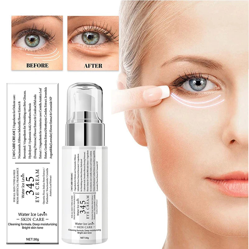 345 Series Skincare Set – Eye Cream, Serum & Face Cream for Lifting, Hydration & Dark Circle Repair