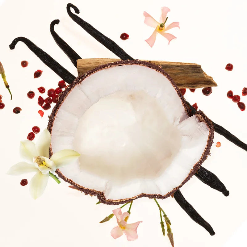 KOEC Vanilla Coconut Spray Perfume Refreshing Moisturizing Premium Dragon Fruit Floral Women's Perfume Triple Fragrance 50ml