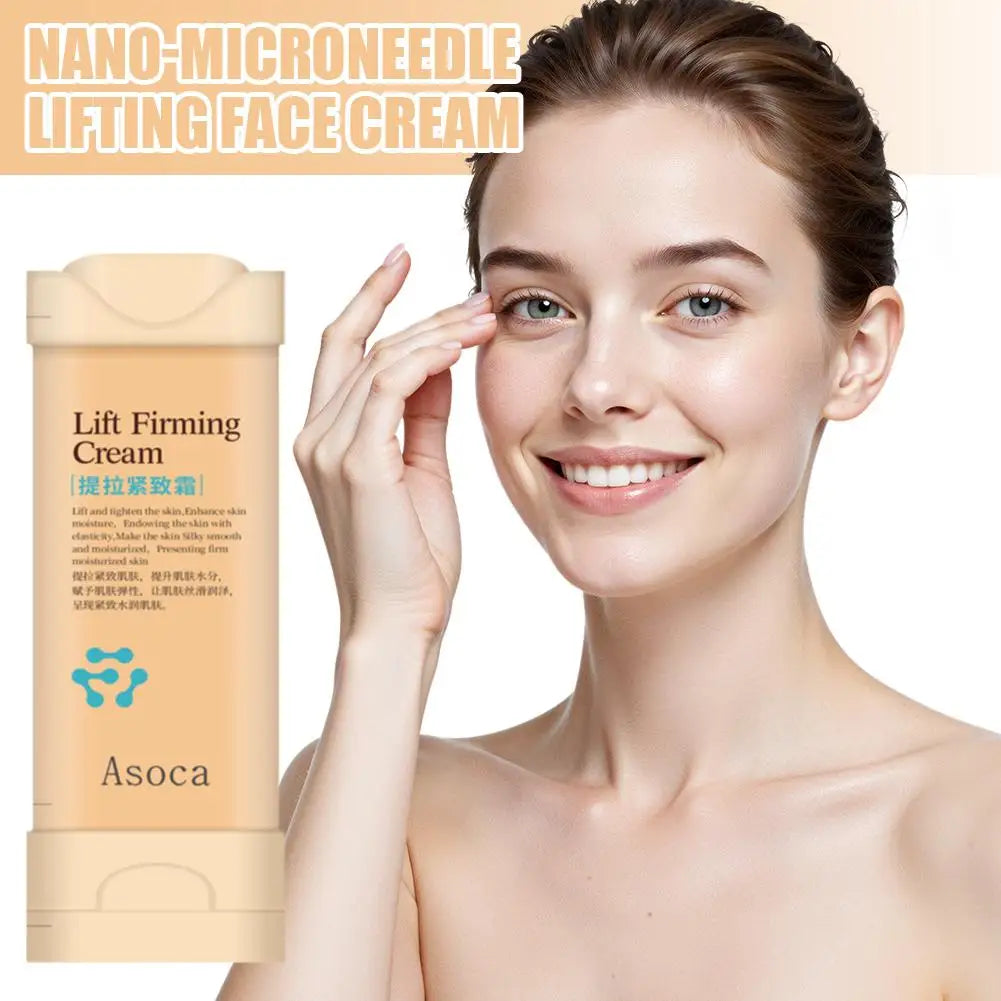 Asoca Nano Microneedle Lifting Cream – Firming, Anti‑Wrinkle, Acne‑Improving, Silky Smooth Moisturizer (50g)
